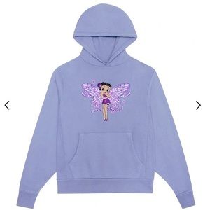 Mega Yacht Purple Lady Boop Angel Hoodie